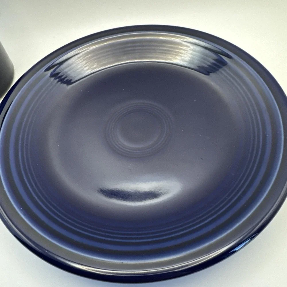 3 Pieces Fiestaware‎ Cobalt Fiestaware Bowl, Saucer, Mug